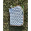 tapis bleu ciel/ marron