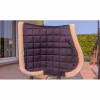 tapis cheval dressage bleu et blanc
