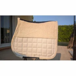 tapis cheval dressage bleu et blanc