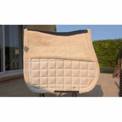 tapis cheval dressage bleu et blanc