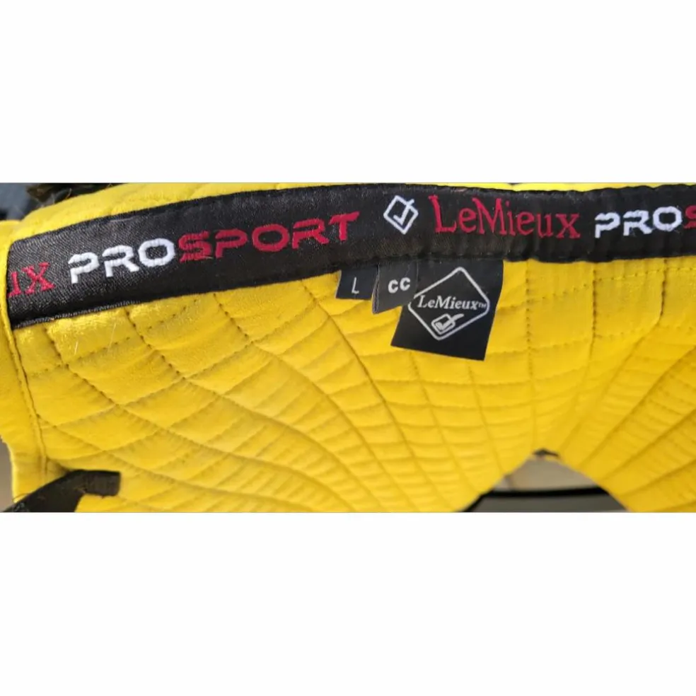Tapis cheval LeMieux Prosport Close Contact Suède jaune