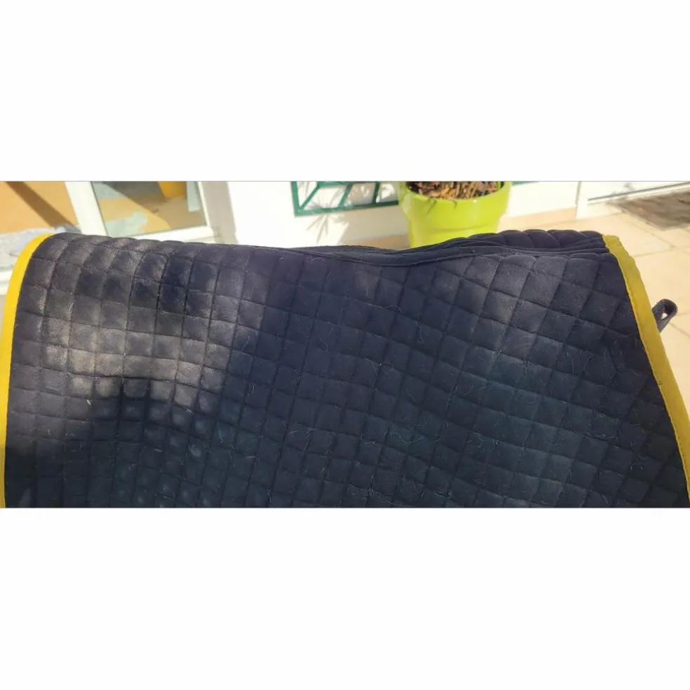 Tapis cheval LeMieux Prosport Close Contact Suède jaune