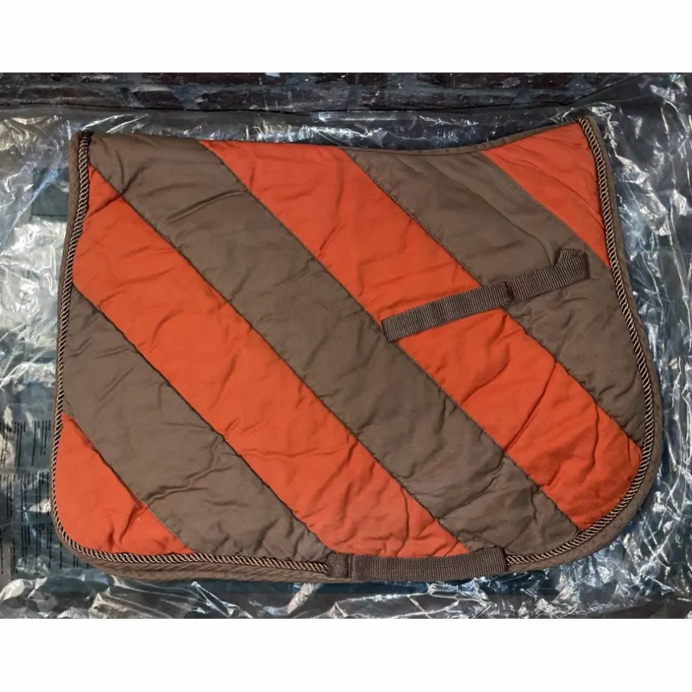 Tapis cheval orange et marron Equithème