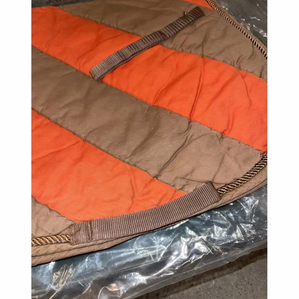 Tapis cheval orange et marron Equithème