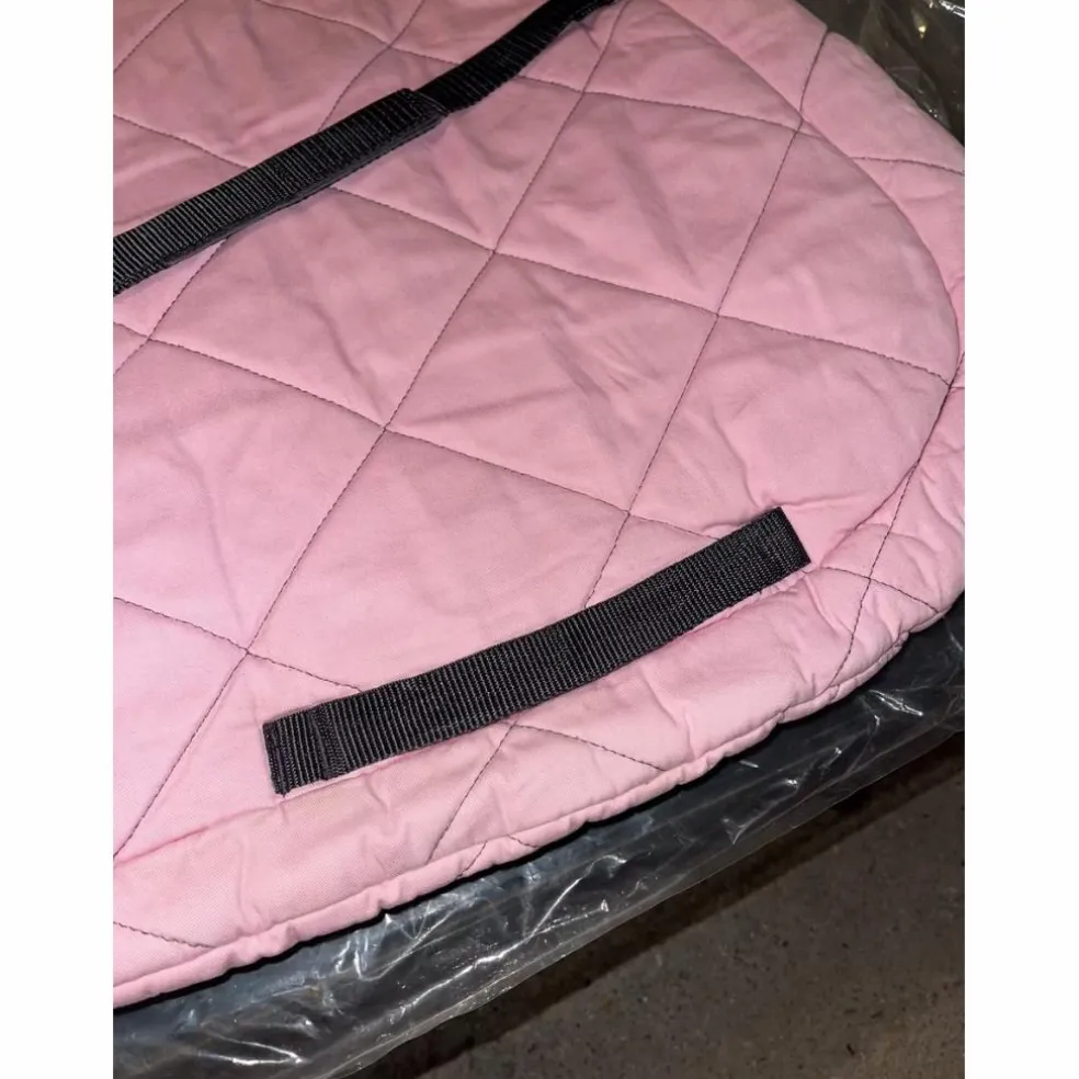 Tapis cheval rose brodé "Elise" Equithème