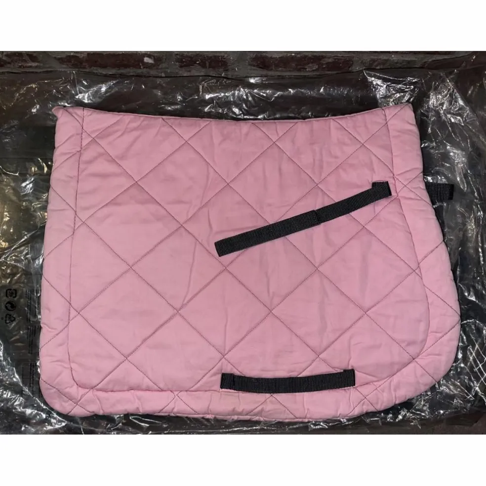 Tapis cheval rose brodé "Elise" Equithème