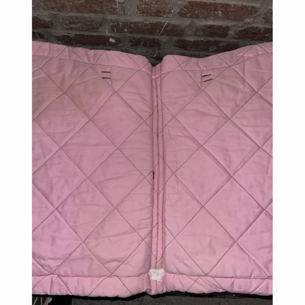 Tapis cheval rose brodé "Elise" Equithème