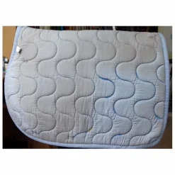 Tapis de selle Lamicell bleu et jaune personnalisé