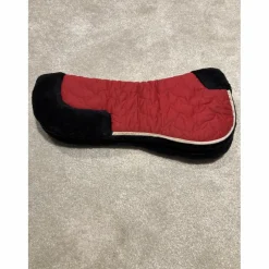 Tapis de selle LAMICELL rose avec bonnet et amortisseur FOUGANZA assorti