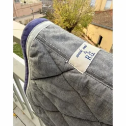 Tapis d’équitation RG Italy gris foncé taille cheval