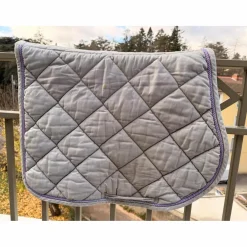 Tapis d’équitation RG Italy gris clair taille cheval
