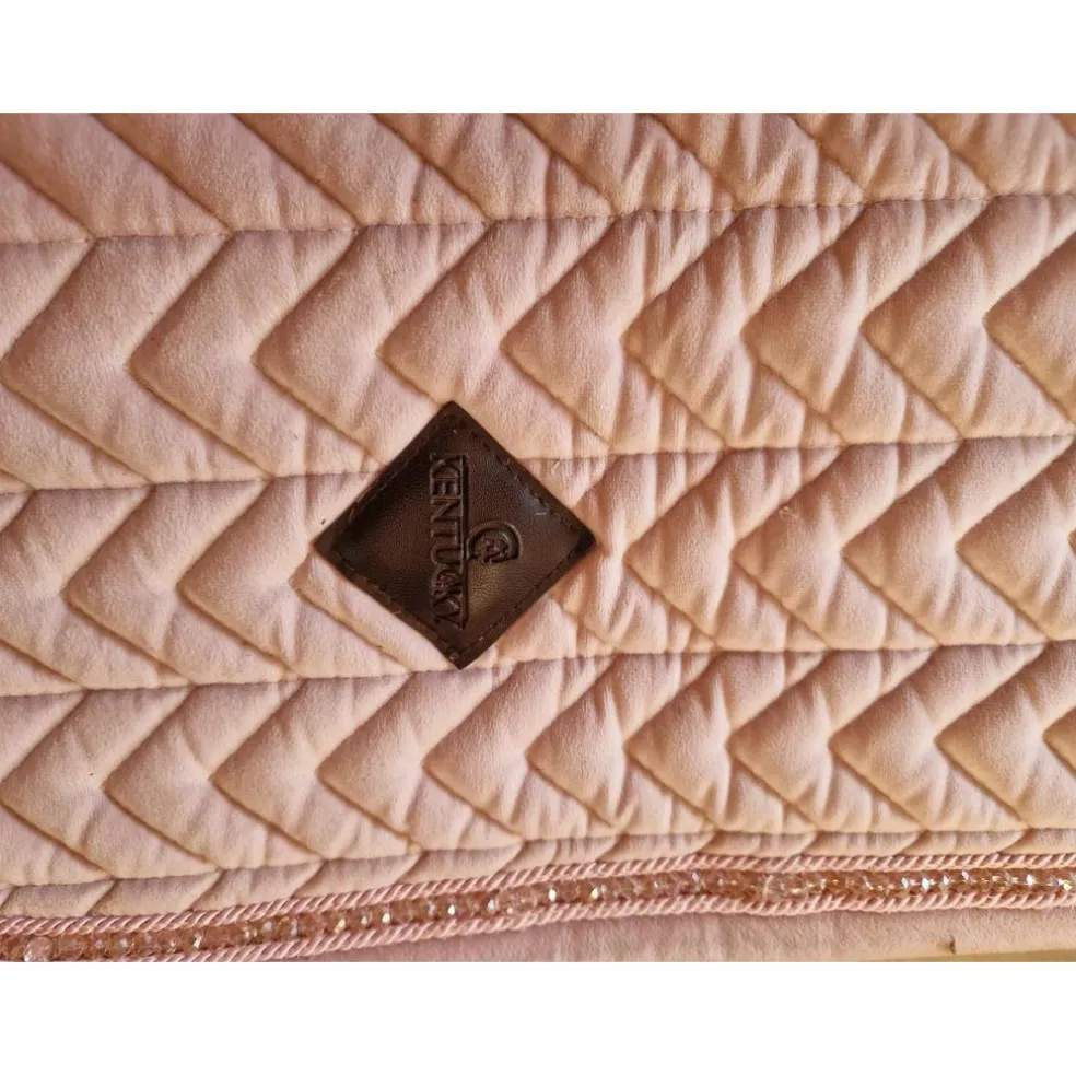 Tapis dressage kentucky velvet Pearl rose pale