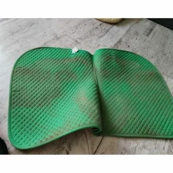 tapis dressage vert cheval