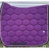 Tapis dressage violet bord noir et or Equidées