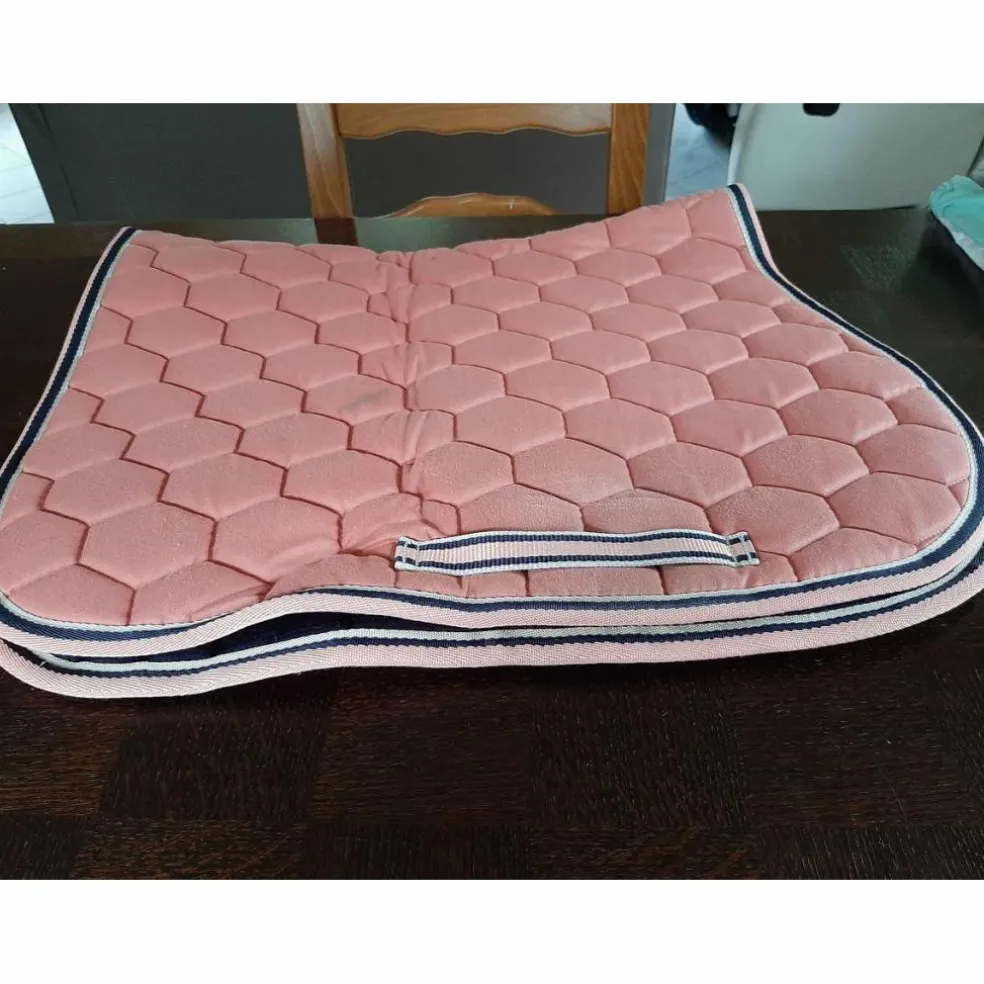 tapis equitheme rose pale