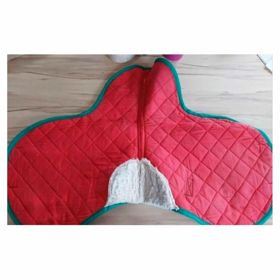 Tapis et bonnet rouge