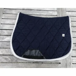 Tapis GEM bleu marine et argenté