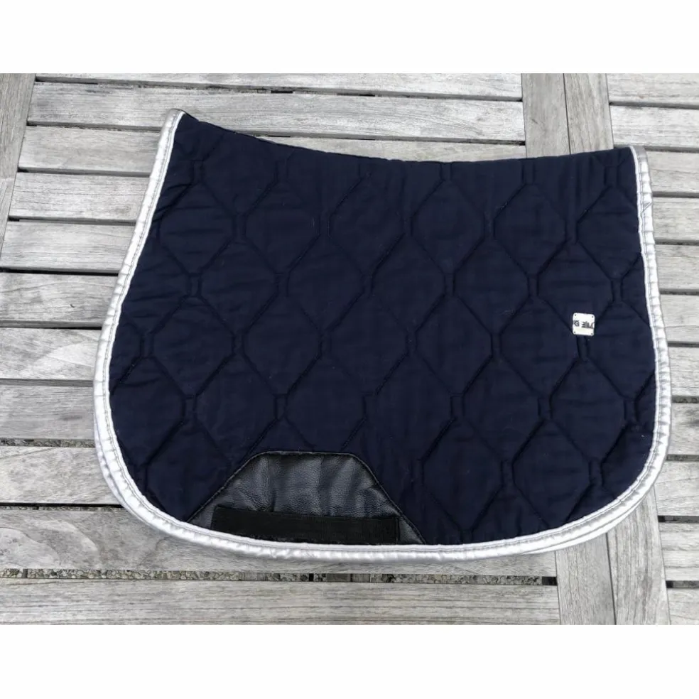 Tapis GEM bleu marine et argenté