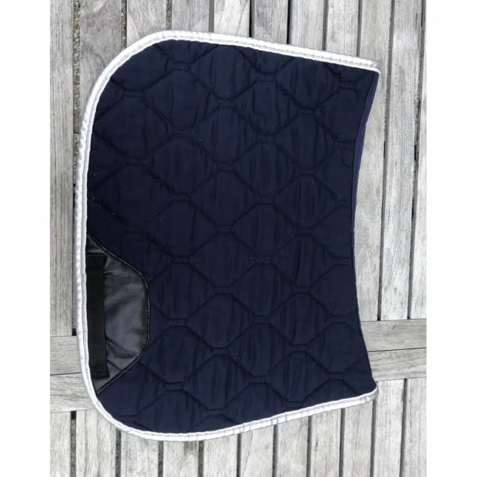 Tapis GEM bleu marine et argenté