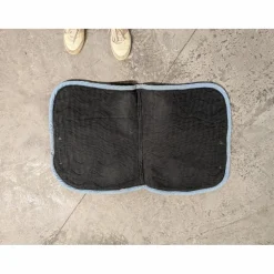 TAPIS GRIS ET BLEU