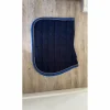 Tapis Harcour marine, bleu roi et argenté