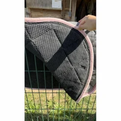 Tapis HKM Gris et rose