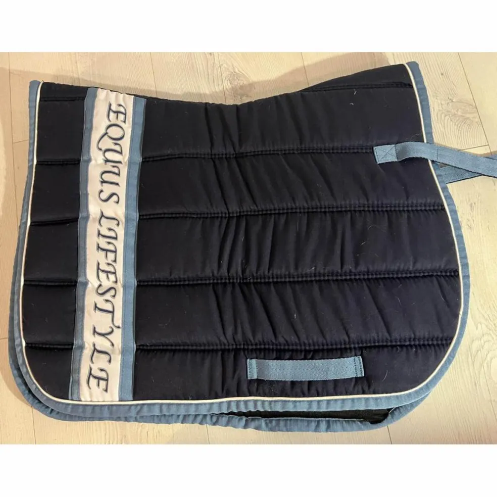 tapis horze bleu marine/ciel