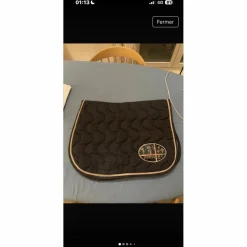 tapis jumpin noir et rose gold