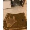 tapis Kentucky velvet moutarde+bonnet moutarde