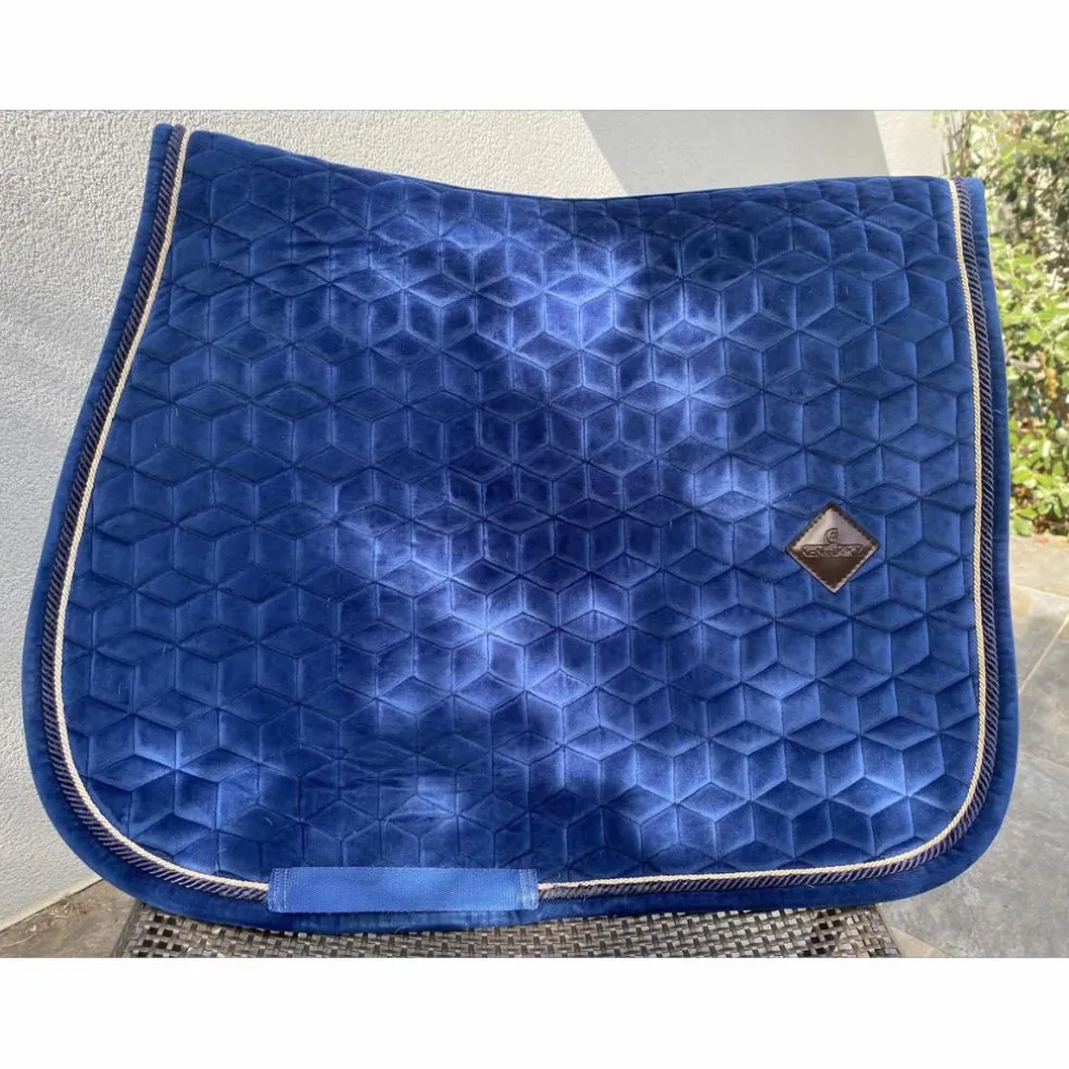 Tapis mixte velvet bleu marine