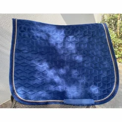 Tapis mixte velvet bleu marine