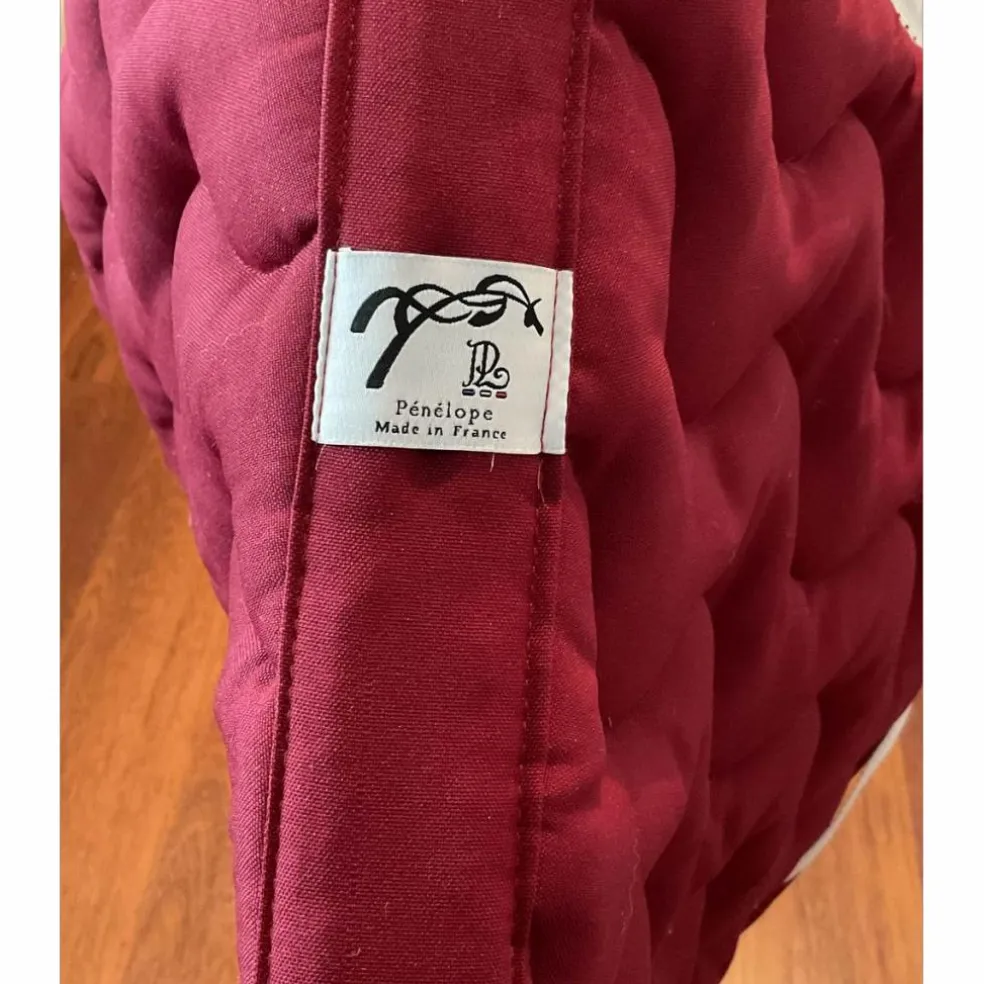 Tapis Pénélope rouge bordeaux