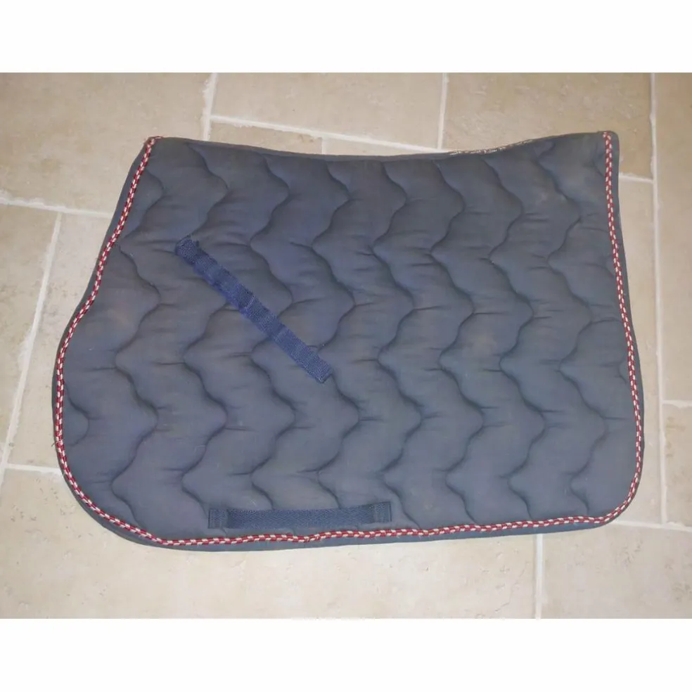 Tapis équithème bleu