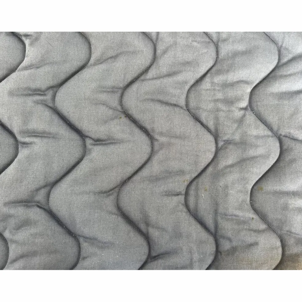 Tapis RG coton bleu indigo biais bbr