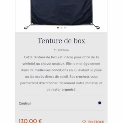 Tenture de Box Antares