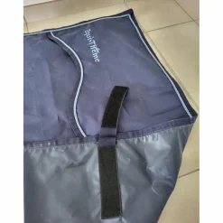 Tenture de box bleu