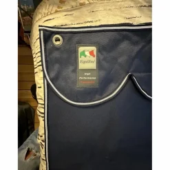Tenture de box Equiline bleu marine, taille longue