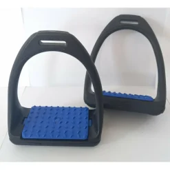 Étriers Compositi noir et bleu
