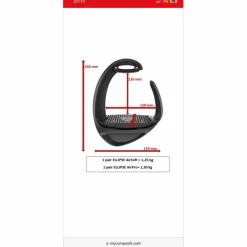 étriers ellipse compositi rouge