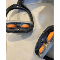 Étriers Flex On bleu ultra grip