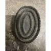 étrille caoutchouc noire