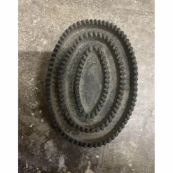 étrille caoutchouc noire
