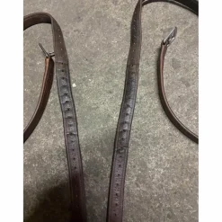 Étrivières Bruno Delgrange en cuir havane 135cm