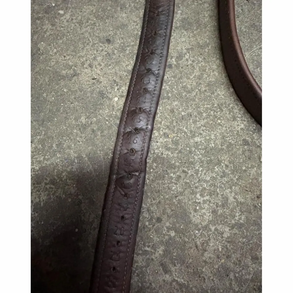 Étrivières Bruno Delgrange en cuir havane 135cm