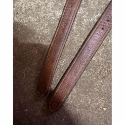 Étrivières Bruno Delgrange en cuir havane 135cm
