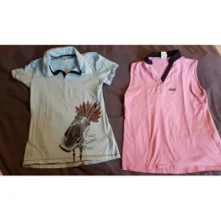 T-shirt bleu et rose peu être vendu séparément