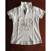 T-shirt bleu manches courtes
