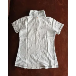 T-shirt bleu manches courtes