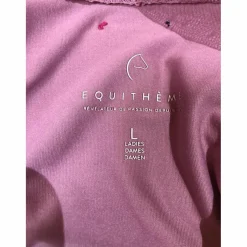 t-shirt Equitheme rose taille L