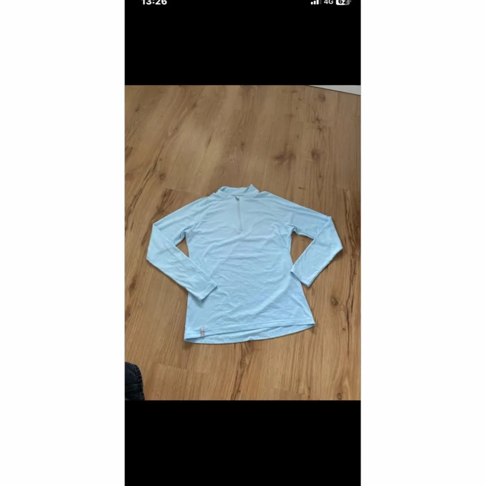 t-shirt manches longues technique bleu kramer